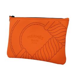 Hermes Pouch Neoban Kanoe MM Nylon Grenadine Women's