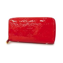 Louis Vuitton Long Wallet Vernis Zippy M90200 Cerise Ladies