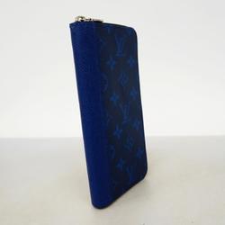 Louis Vuitton Long Wallet Taigarama Zippy Vertical M30447 Cobalt Men's