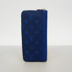 Louis Vuitton Long Wallet Taigarama Zippy Vertical M30447 Cobalt Men's