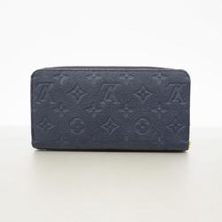 Louis Vuitton Long Wallet Monogram Empreinte Zippy M62121 Marine Rouge Ladies