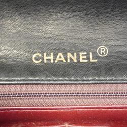 Chanel Shoulder Bag Matelasse Chain Lambskin Black Women's