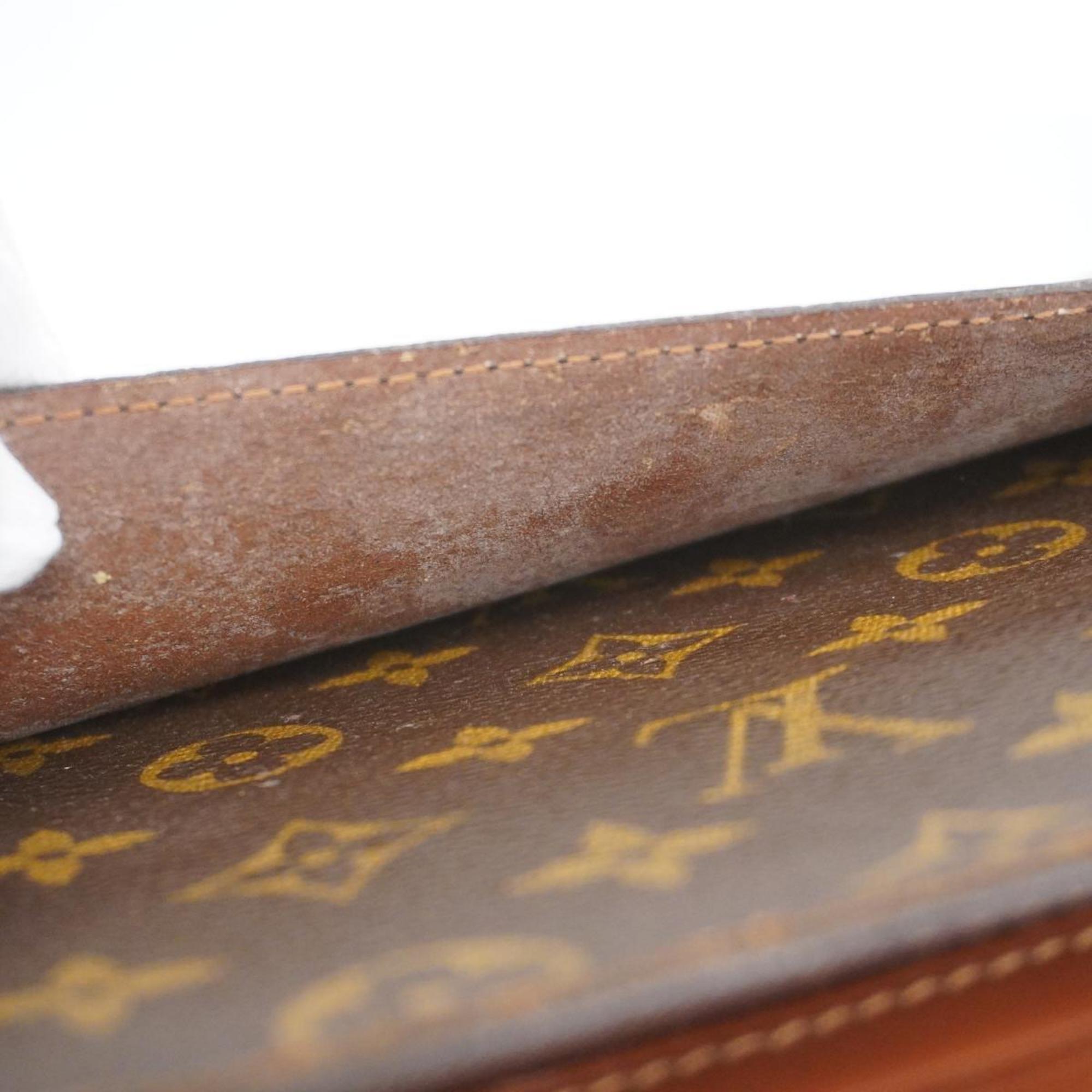 Louis Vuitton Clutch Bag Monogram Pochette Homme M51795 Brown Women's