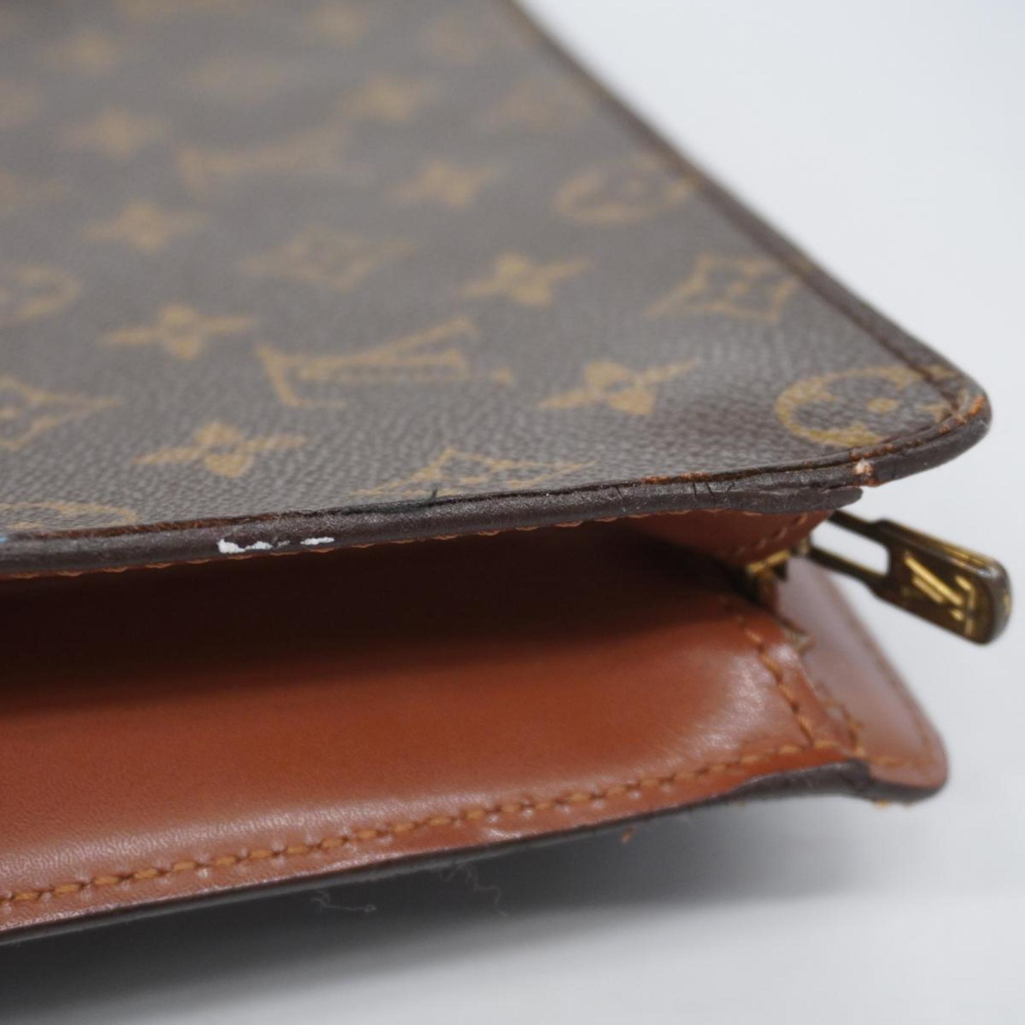 Louis Vuitton Clutch Bag Monogram Pochette Homme M51795 Brown Women's