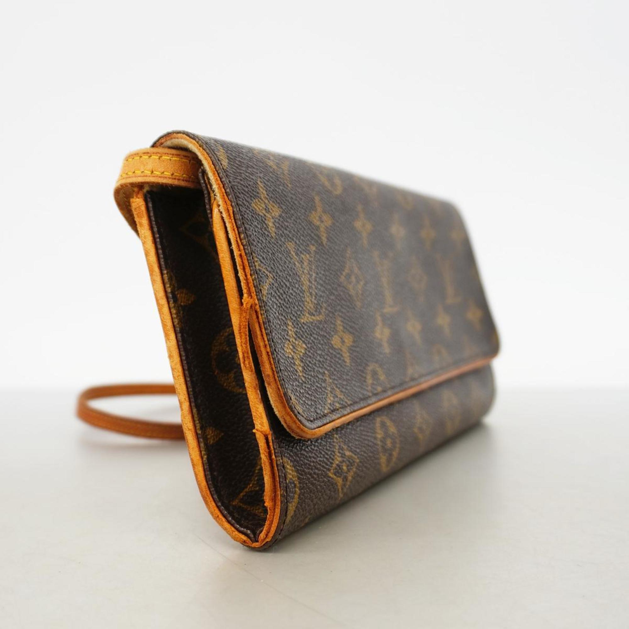 Louis Vuitton Shoulder Bag Monogram Pochette Twin GM M51852 Brown Women's