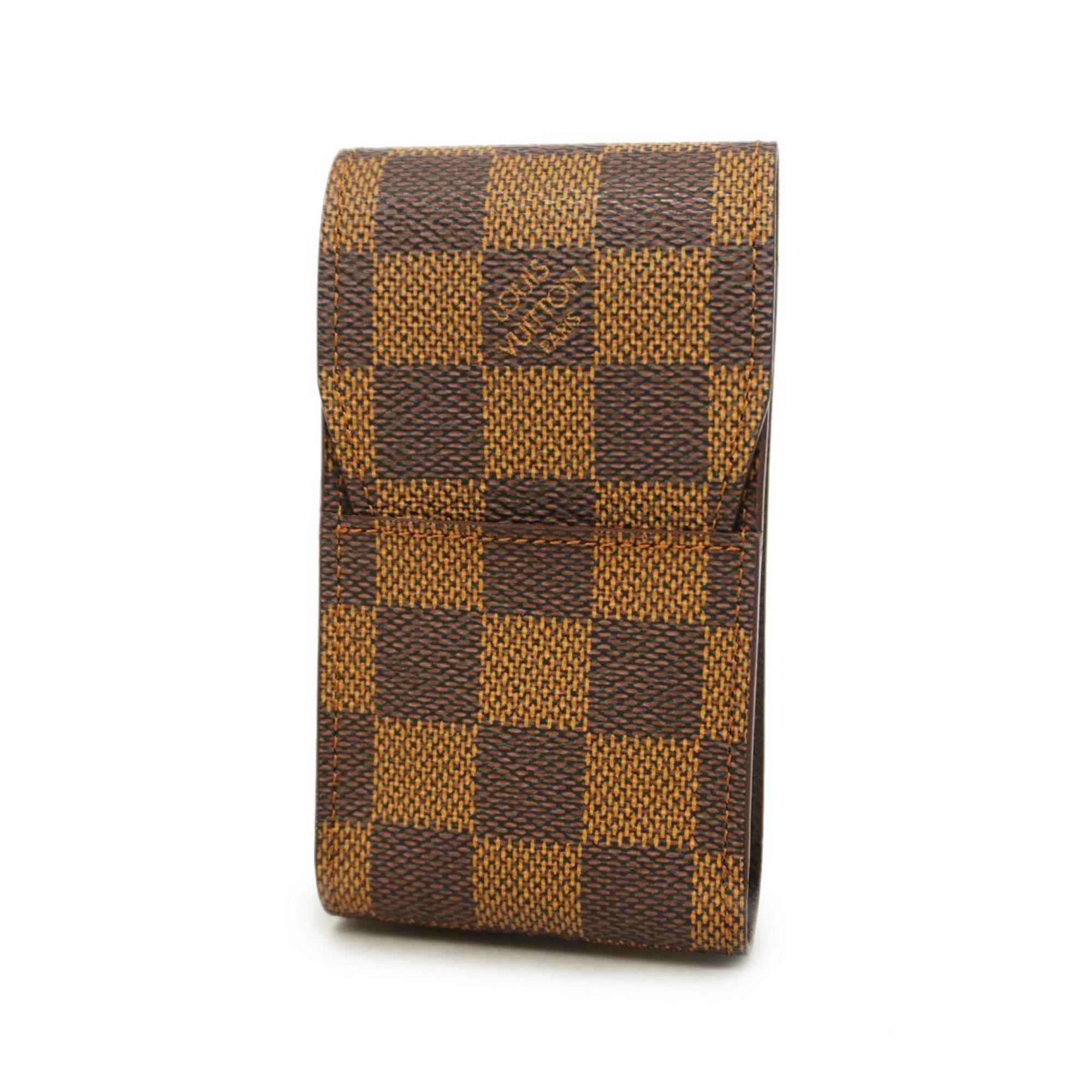 Louis Vuitton Cigarette Case Damier Etui N63024 Ebene Men's Women's