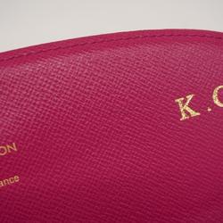 Louis Vuitton Long Wallet Monogram Flower Charm Portefeuille Emily M68313 Brown Hot Pink Ladies