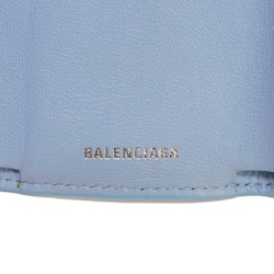 BALENCIAGA Tri-fold Wallet Paper Cloud Foil-stamped Compact New Blue 391446 1LE4N 4790 Men's Women's Billfold