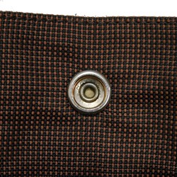 Hermes HERMES Tote Bag Air Line PM Nylon Canvas Handbag W Serie Button Brown Men's Women's