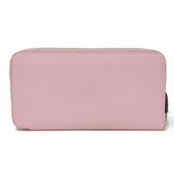 Hermes HERMES Long Wallet Azap Silk In Equatorial Animal Round Equateur Veau Epsom Barenia D Engraved Women's Billfold