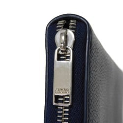 Christian Dior Dior Long Wallet CD Icon Zip ICON Navy Round Blue Denim 2ESBC252CDI_H10B Men's Billfold