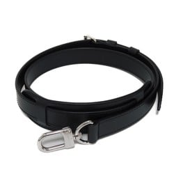 LOUIS VUITTON Shoulder Strap Bandouliere 120 Calf Black 2.5cm Adjustable Long Cowhide Leather Noir Men's