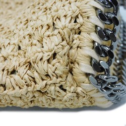 Stella McCartney Shoulder Bag Falabella Tote Chain Raffia Light Sand 371223 W8704 9740 Women's