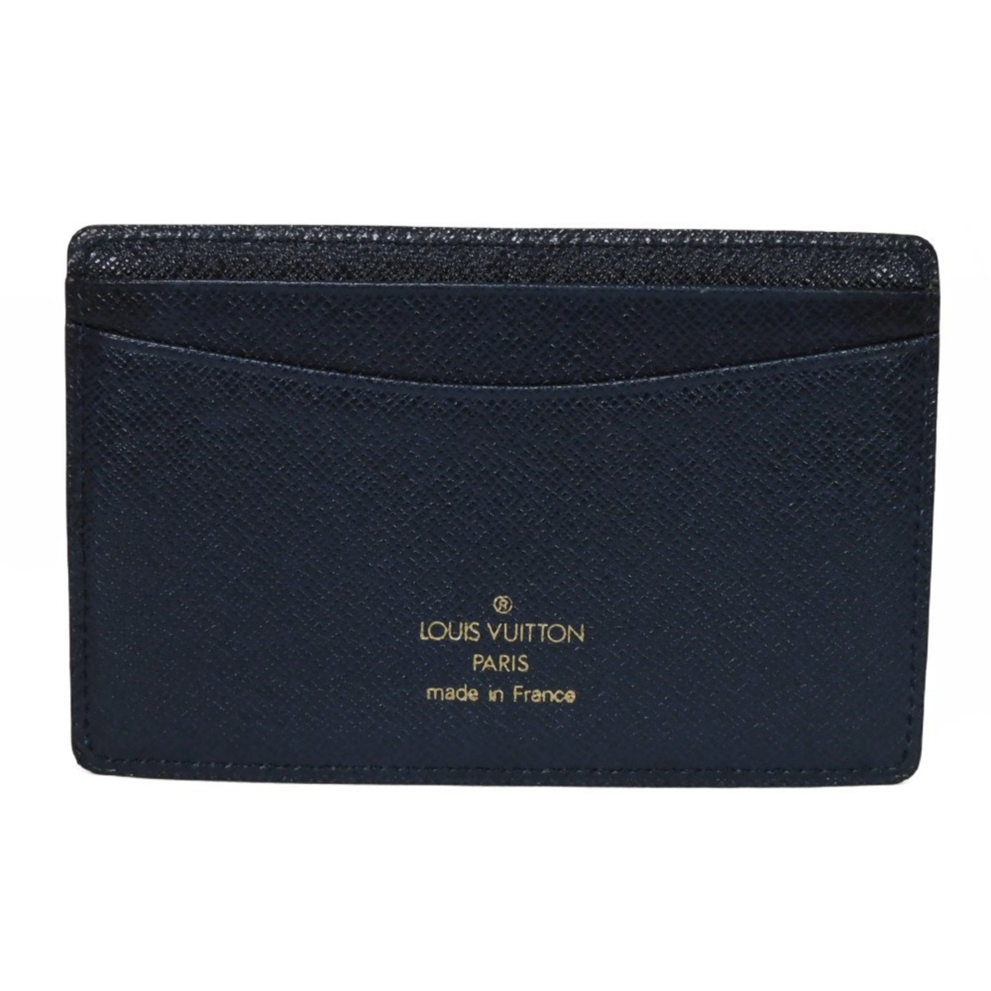 Louis Vuitton LOUIS VUITTON Card Case Porte Carte Sample LV CUP Limited Edition Cobalt Blue Marine Bicolor Cup Men's