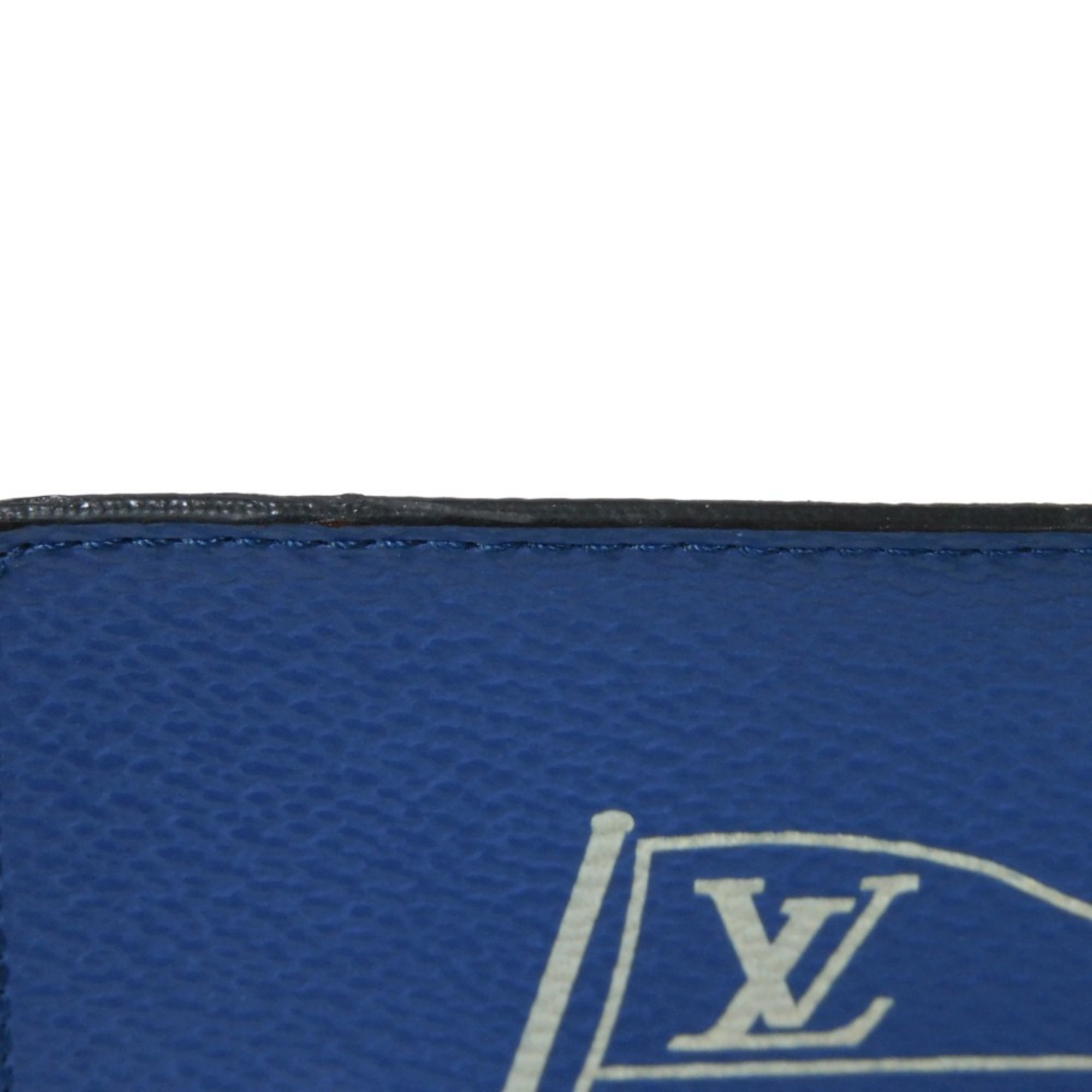 Louis Vuitton LOUIS VUITTON Card Case Porte Carte Sample LV CUP Limited Edition Cobalt Blue Marine Bicolor Cup Men's