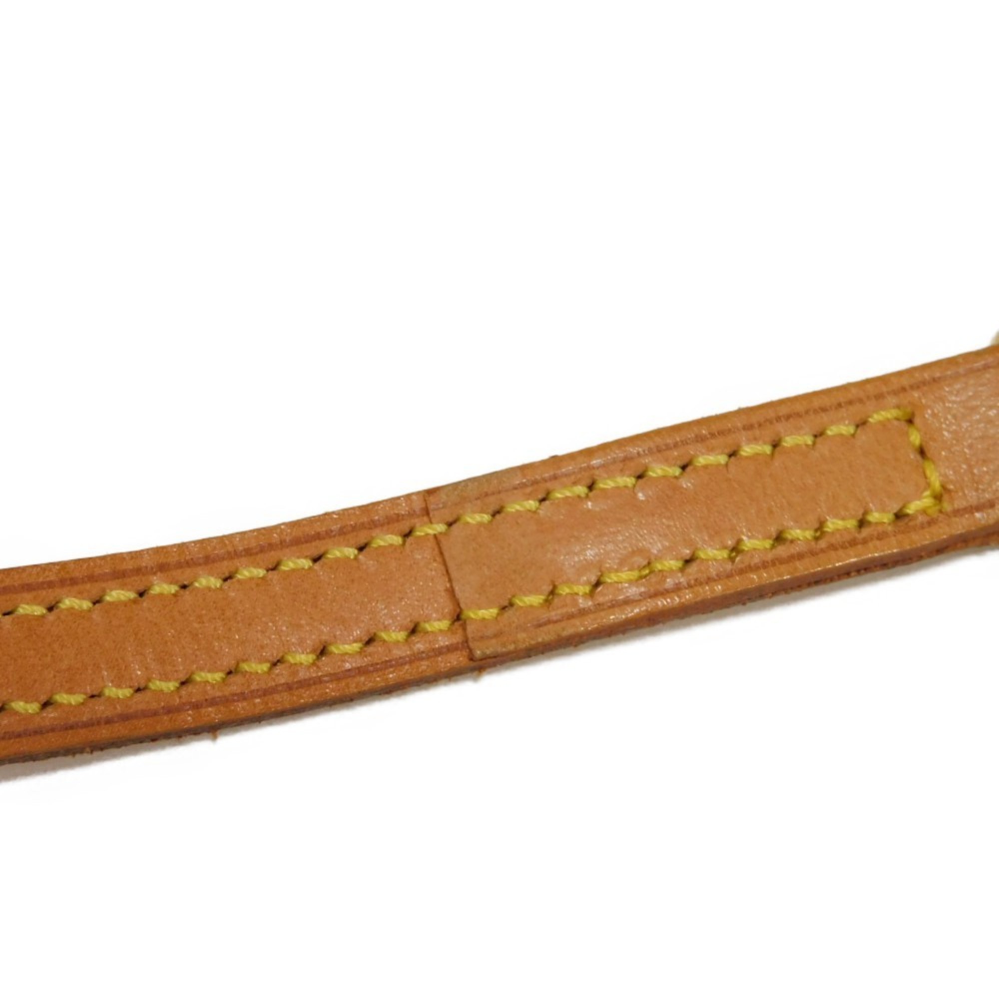 Louis Vuitton Shoulder Strap Bandouliere 120 Tanned Leather Width 1.2cm Long Beige Non-adjustable LV Natural J00145 Men's Women's