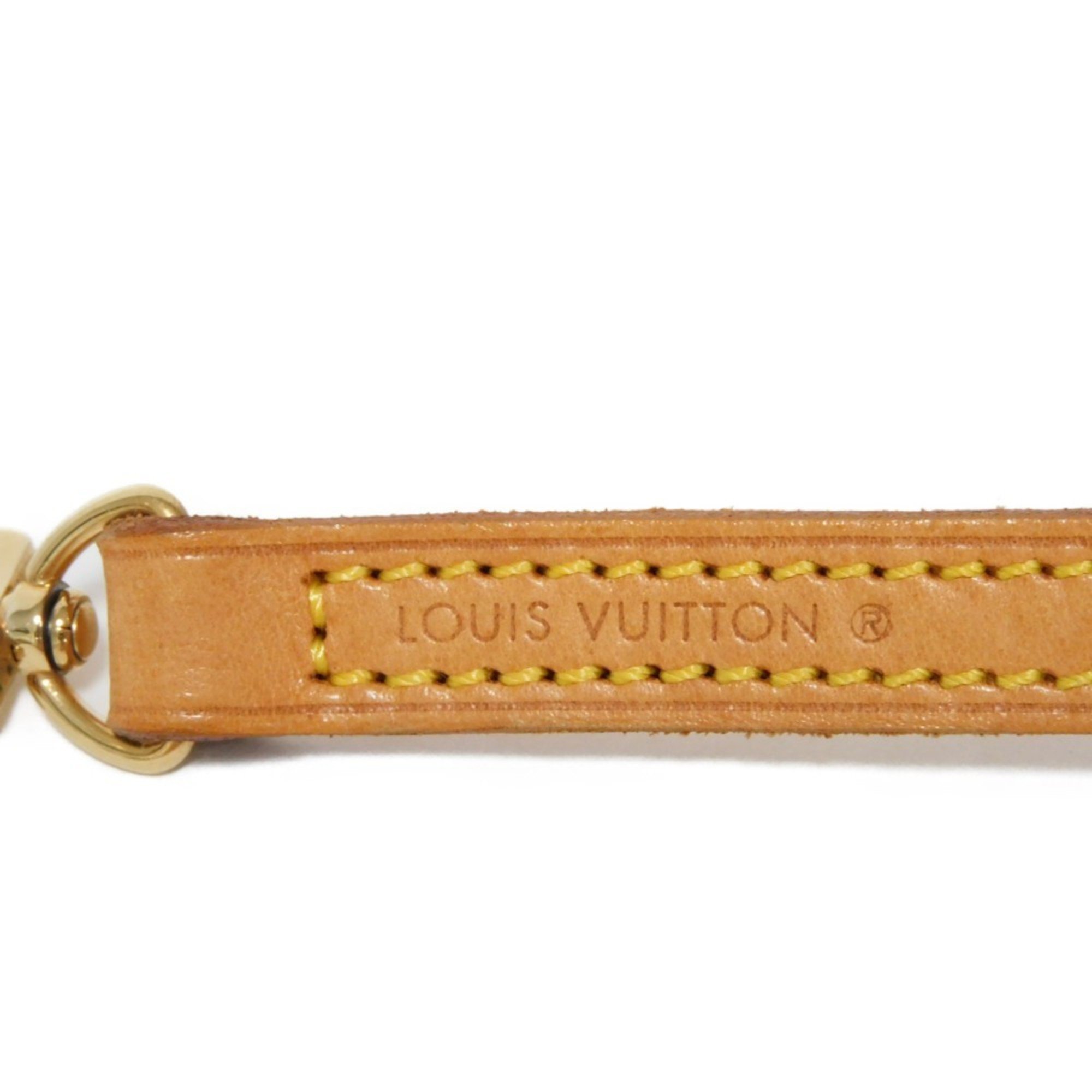 Louis Vuitton Shoulder Strap Bandouliere 120 Tanned Leather Width 1.2cm Long Beige Non-adjustable LV Natural J00145 Men's Women's