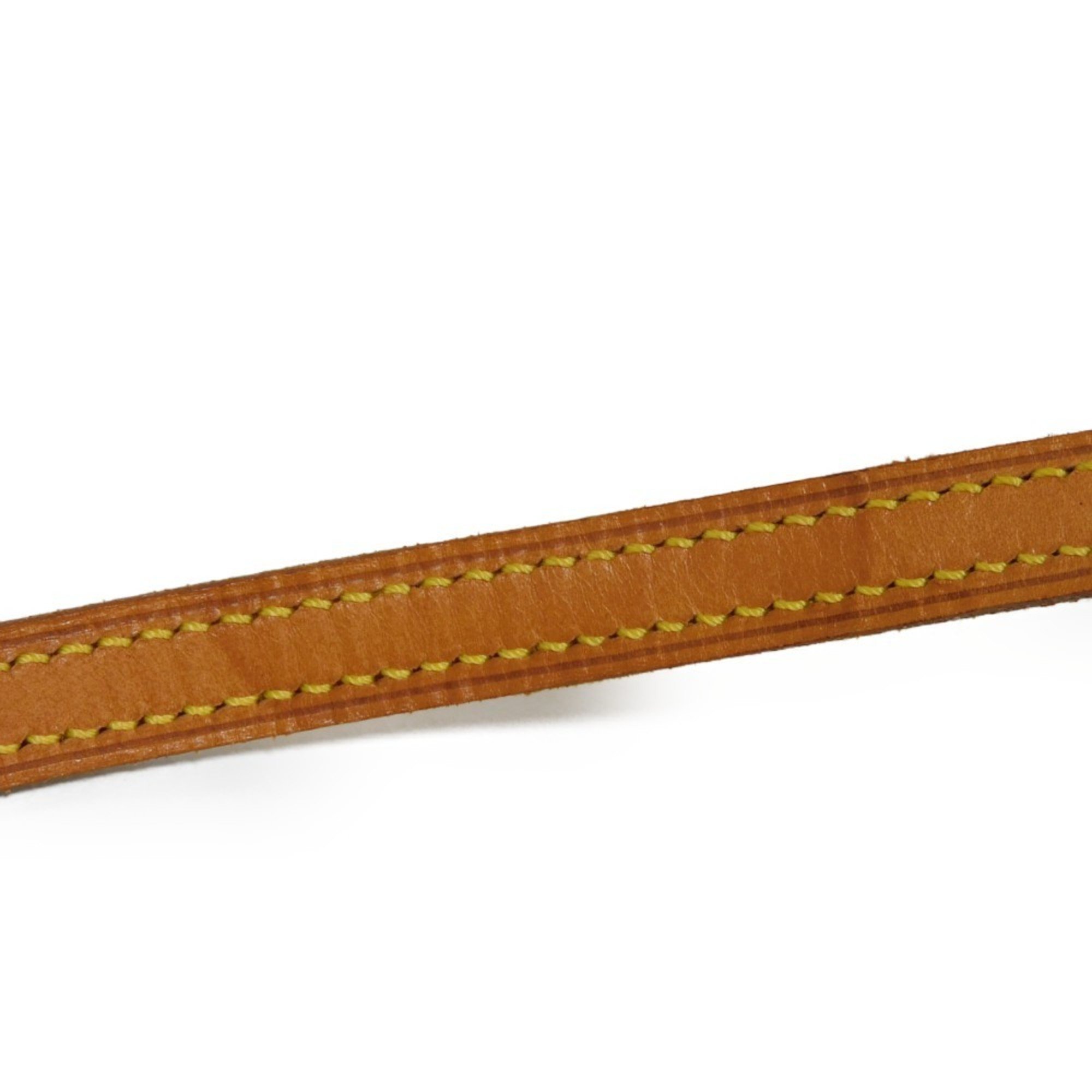 Louis Vuitton Shoulder Strap Bandouliere 120 Tanned Leather Width 1.2cm Long Beige Non-adjustable LV Natural J00145 Men's Women's