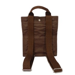 Hermes HERMES Backpack Air Line Sac Ad PM Handbag Daypack W Serie Button Brown Men's Women's Bag