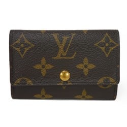 Louis Vuitton LOUIS VUITTON Key Case Multicle 6 LV Flower Brown 6-row Snap Button Monogram Maroon M62630 Men's Women's