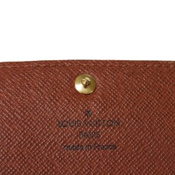 Louis Vuitton LOUIS VUITTON Key Case Multicle 6 LV Flower Brown 6-row Snap Button Monogram Maroon M62630 Men's Women's