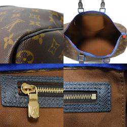 Louis Vuitton LOUIS VUITTON Boston Bag Keepall Bandouliere 45 LV Flower Cobalt 18SS Monogram Taiga Maroon M43856 Men's