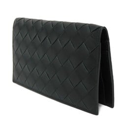 Bottega Veneta Long Wallet Current Billfold RFID Intrecciato Maxi Dark Green 676592 VCPQ4 3009 Men's