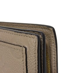 Louis Vuitton LOUIS VUITTON Bi-fold wallet Portefeuille Q LV Flower Greige RFID Monogram Empreinte Tourterelle M80152 Men's Women's Billfold