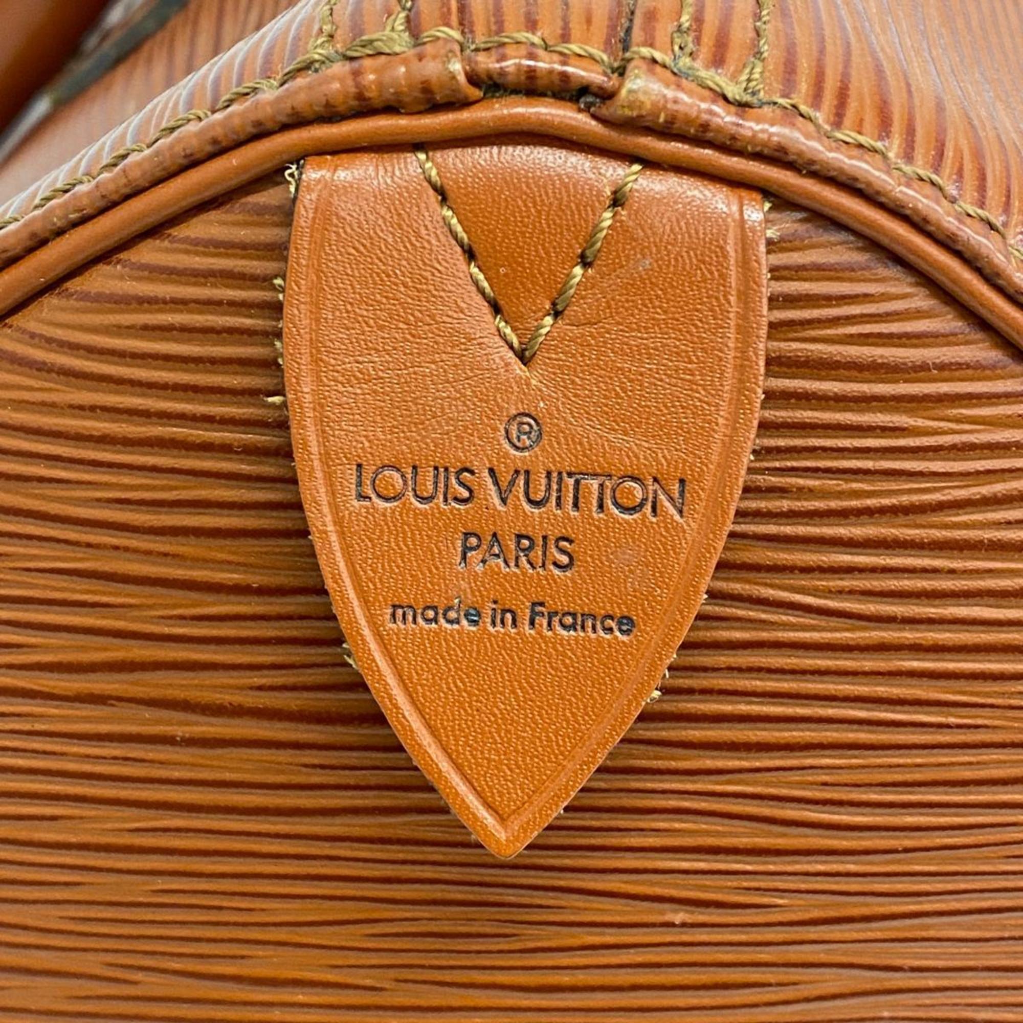 Louis Vuitton Handbag Epi Speedy 30 M43003 Kenya Brown Ladies