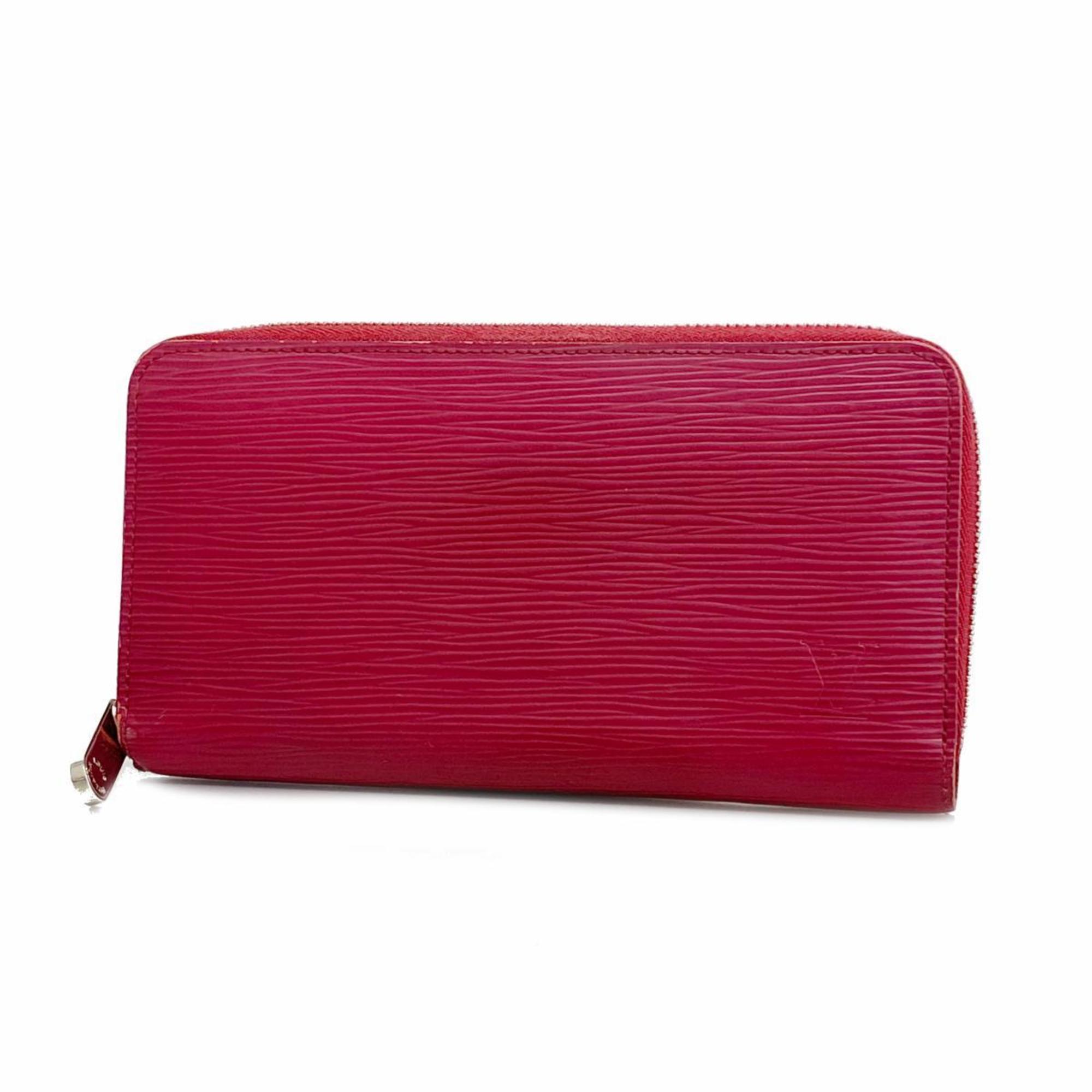 Louis Vuitton Long Wallet Epi Zippy M60305 Fuchsia Ladies