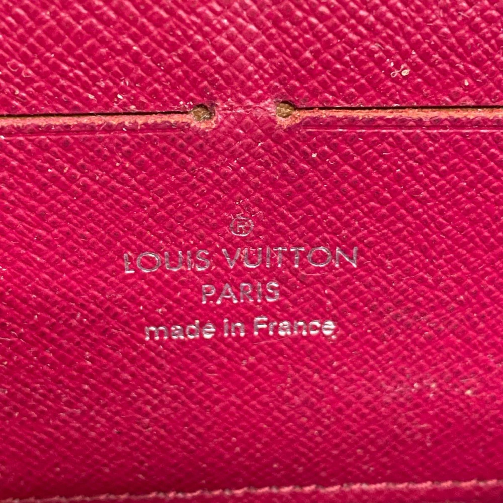 Louis Vuitton Long Wallet Epi Zippy M60305 Fuchsia Ladies