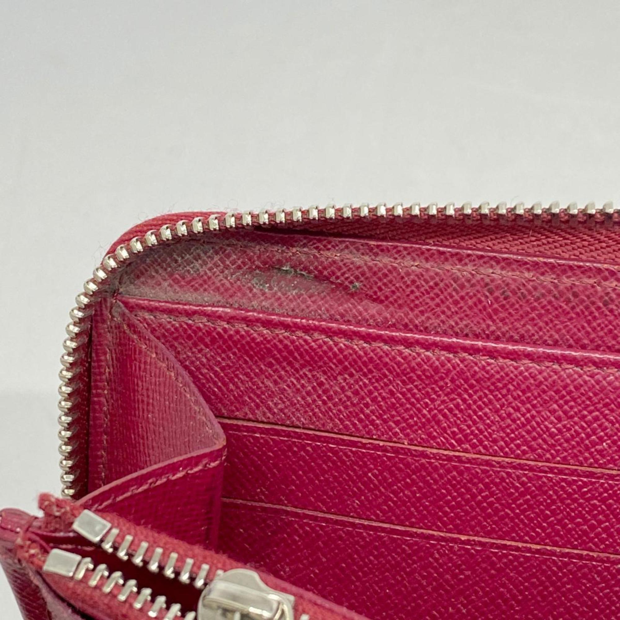 Louis Vuitton Long Wallet Epi Zippy M60305 Fuchsia Ladies