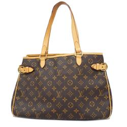 Louis Vuitton Tote Bag Monogram Batignolles Horizontal M51154 Brown Women's