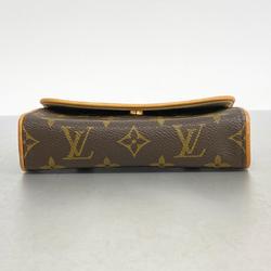 Louis Vuitton Waist Bag Monogram Pochette Florentine M51855 Brown Men's Women's