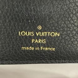 Louis Vuitton Tri-fold Wallet Monogram Empreinte Portefeuille Victorine M64060 Noir Ladies