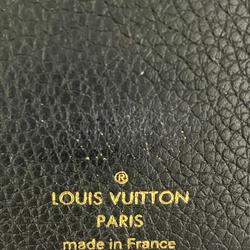 Louis Vuitton Tri-fold Wallet Monogram Empreinte Portefeuille Victorine M64060 Noir Ladies