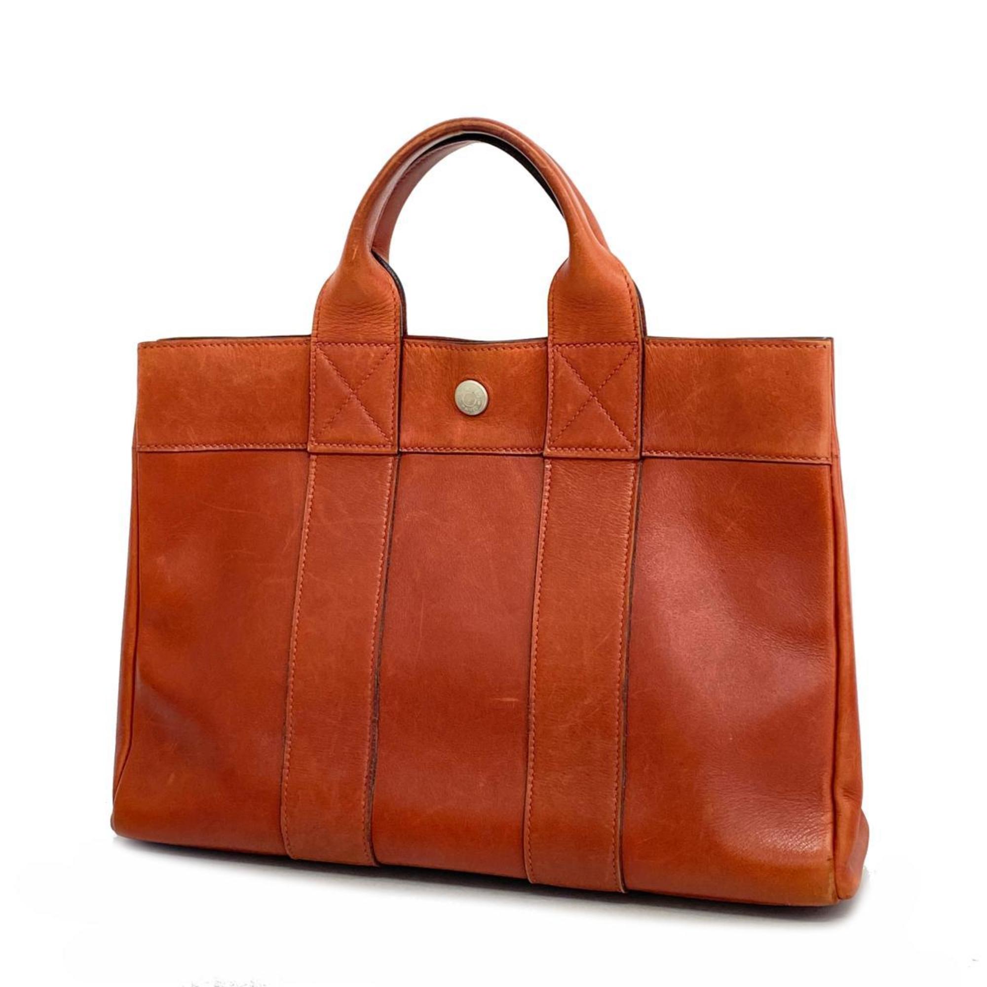 Hermes Tote Bag Foul To PM □F Stamped Evercalf Rouge vif Women's