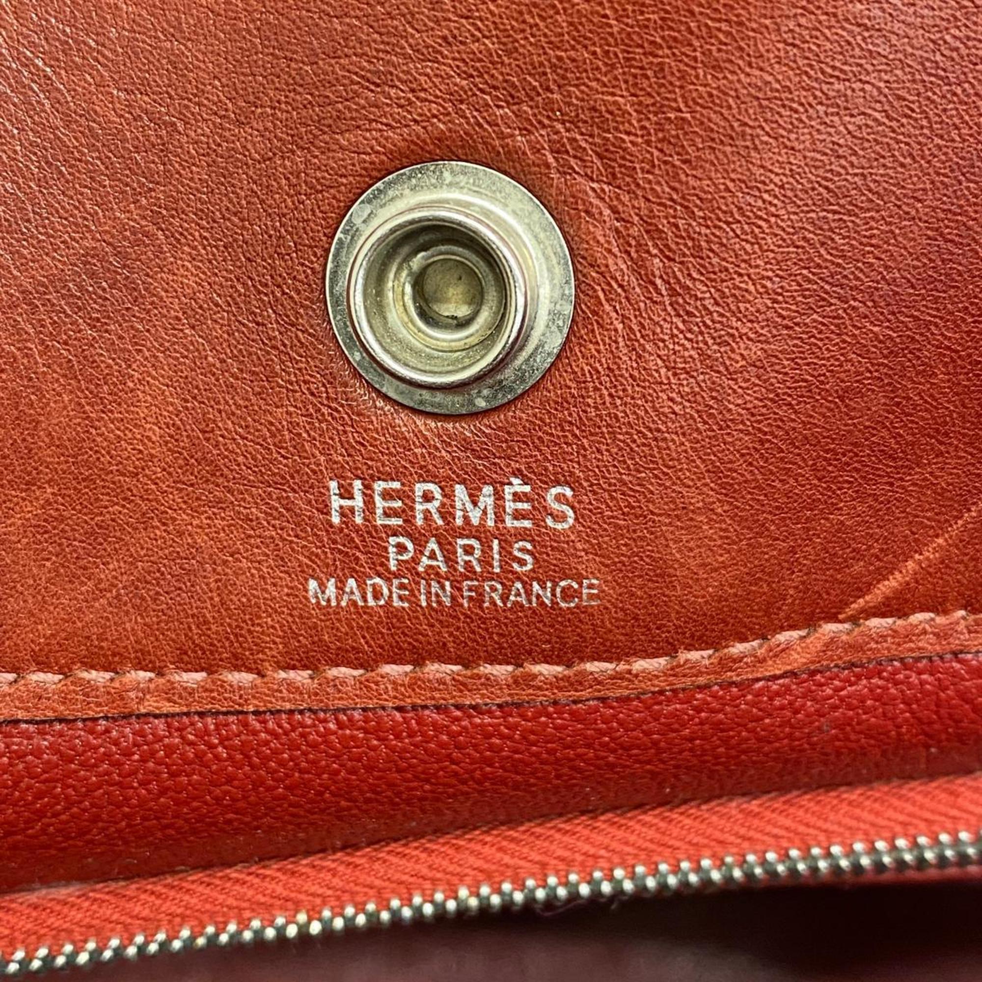 Hermes Tote Bag Foul To PM □F Stamped Evercalf Rouge vif Women's