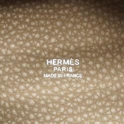 Hermes Handbag Picotin Lock PM W Stamp Taurillon Maurice Gris Asphalt Women's