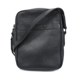 Louis Vuitton Shoulder Bag Monogram Shadow Danube PM M43681 Noir Men's