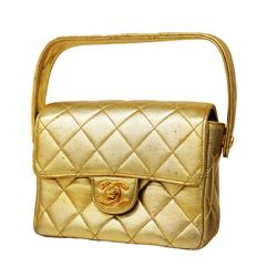 Chanel handbag, Matelasse, lambskin, champagne gold, for women