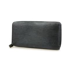 Louis Vuitton Long Wallet Epi Zippy M60072 Noir Ladies