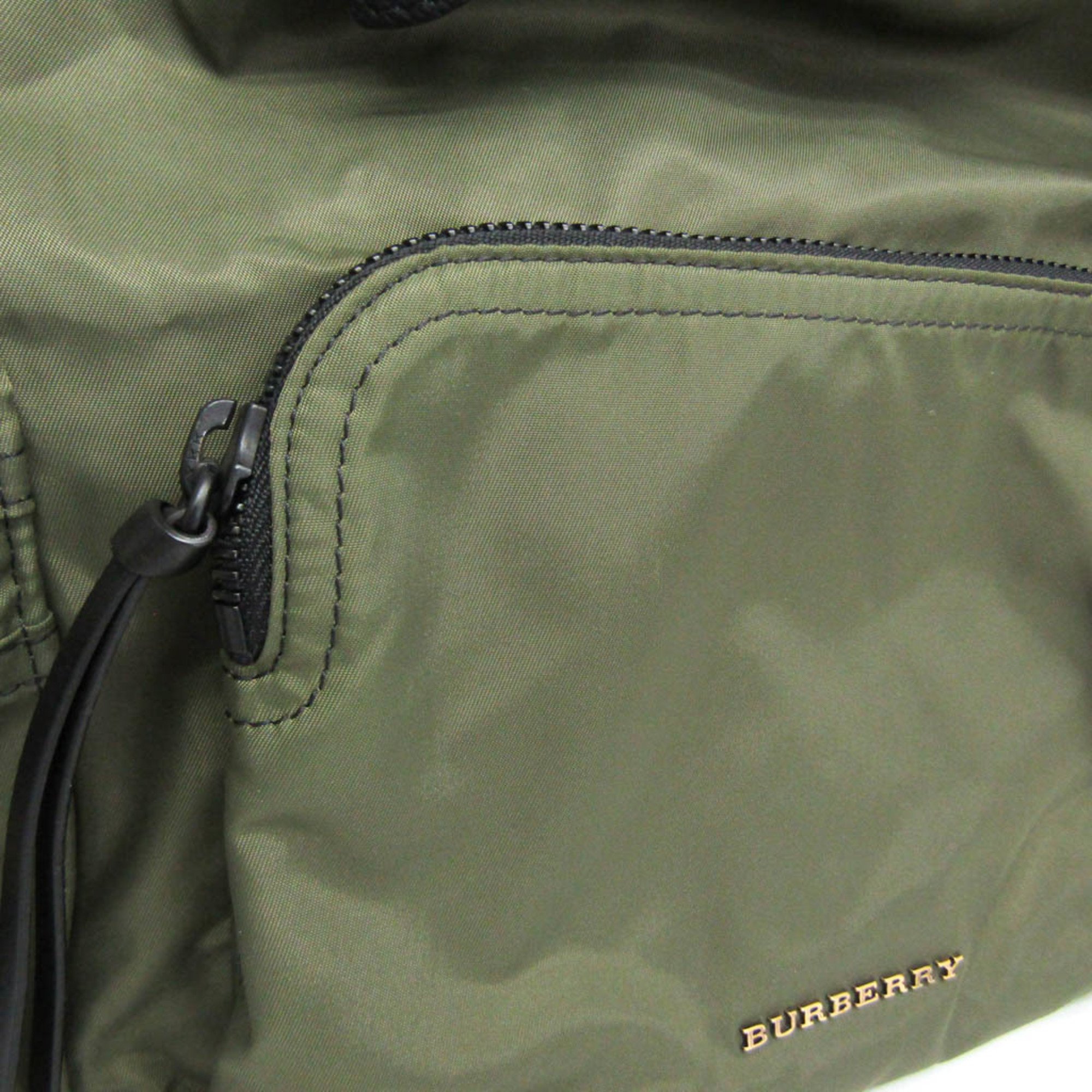 Burberry 4020938 Men's Nylon Backpack Khaki