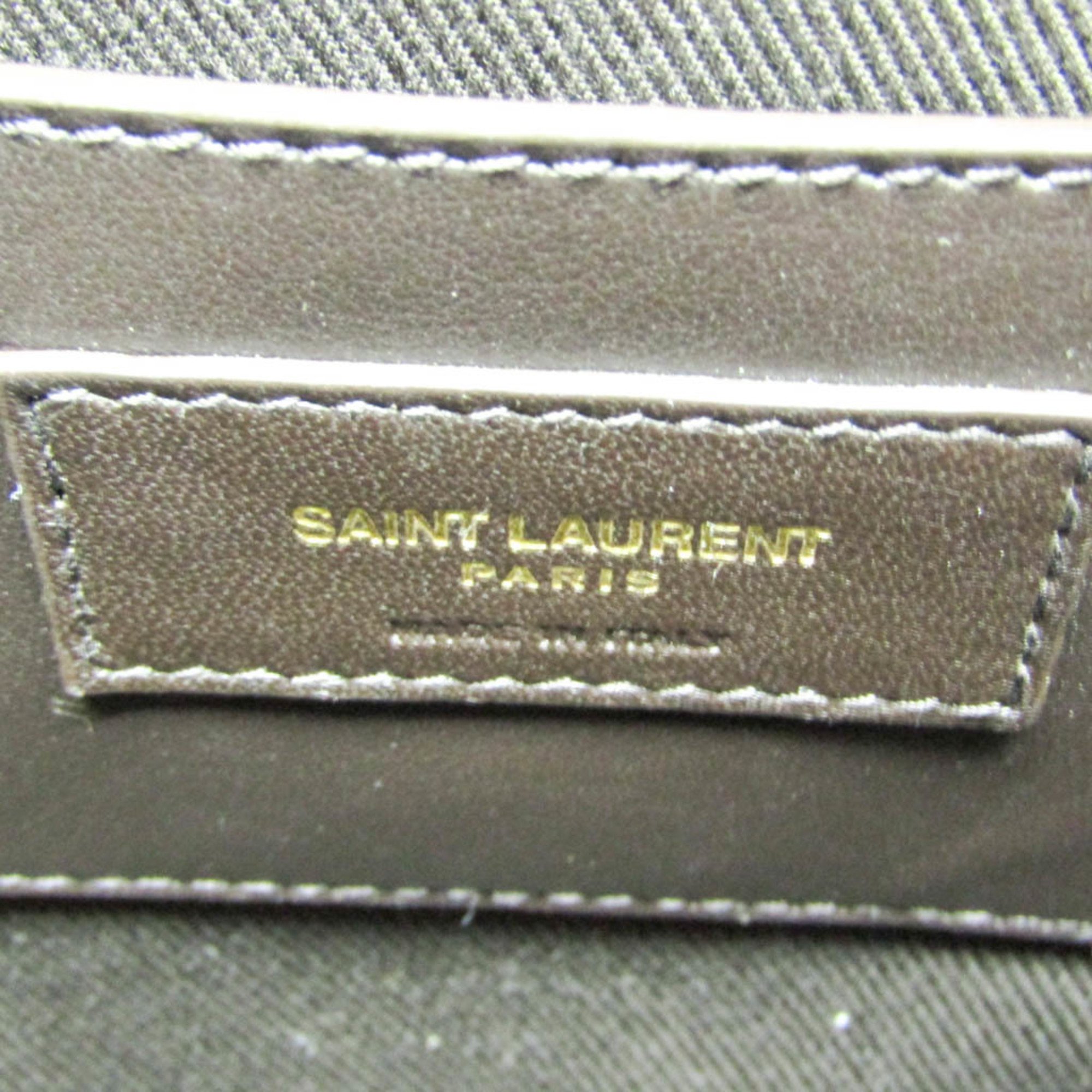 Yves Saint Laurent 675260 Women's Leather Shoulder Bag Brown