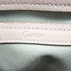 Cartier C De Cartier SM Women's Leather Handbag,Shoulder Bag Pink