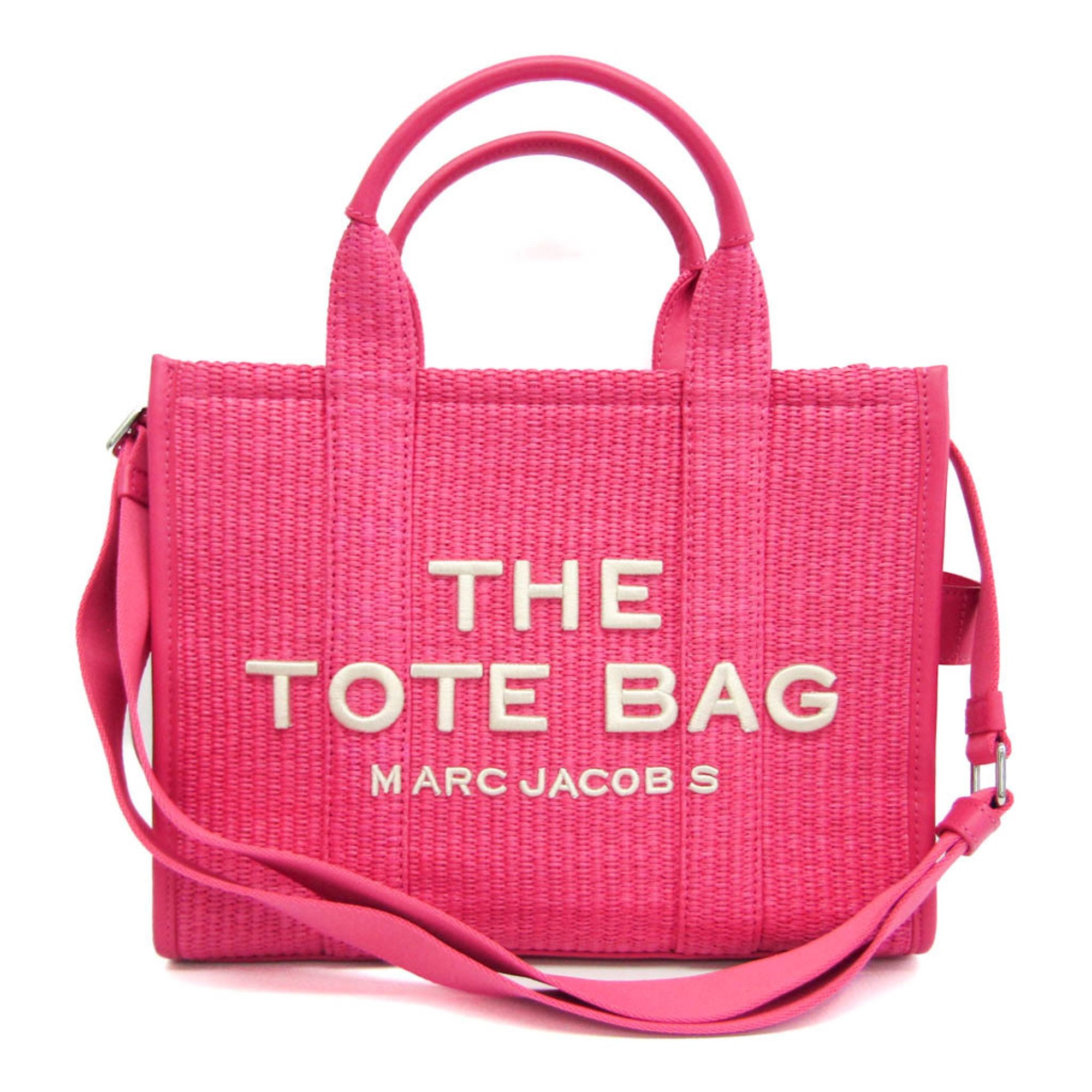 Marc Jacobs The Woven Tote Bag Medium 2S4HTT057H03 Women's Polypropylene Shoulder Bag,Tote Bag Pink