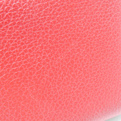 Hermes Calvi Chevre Leather Card Case Red Color