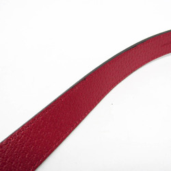 Gucci Interlocking G 692949 Dog Leash Leather Red Color