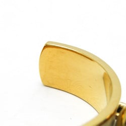 Hermes Bell Leather,Metal No Stone Bangle Gold,White