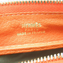 Hermes Leather Pen Case (Orange) Scrib